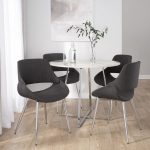 LumiSource Fabrico Charcoal Mid-Century Modern Chairs (Set of 2) 11 LumiSource Fabrico Charcoal Mid-Century Modern Chairs (Set of 2)
