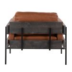 LumiSource Kari Luxe Farmhouse Accent Chair Camel Faux Leather 13 LumiSource Kari Luxe Farmhouse Accent Chair Camel Faux Leather