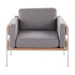 LumiSource Kari Luxe Farmhouse Light Grey Fabric Accent Chair 13 LumiSource Kari Luxe Farmhouse Light Grey Fabric Accent Chair