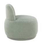 LumiSource Kimi Green Sherpa Contemporary Accent Chair 15 LumiSource Kimi Green Sherpa Contemporary Accent Chair