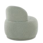 LumiSource Kimi Green Sherpa Contemporary Accent Chair 16 LumiSource Kimi Green Sherpa Contemporary Accent Chair