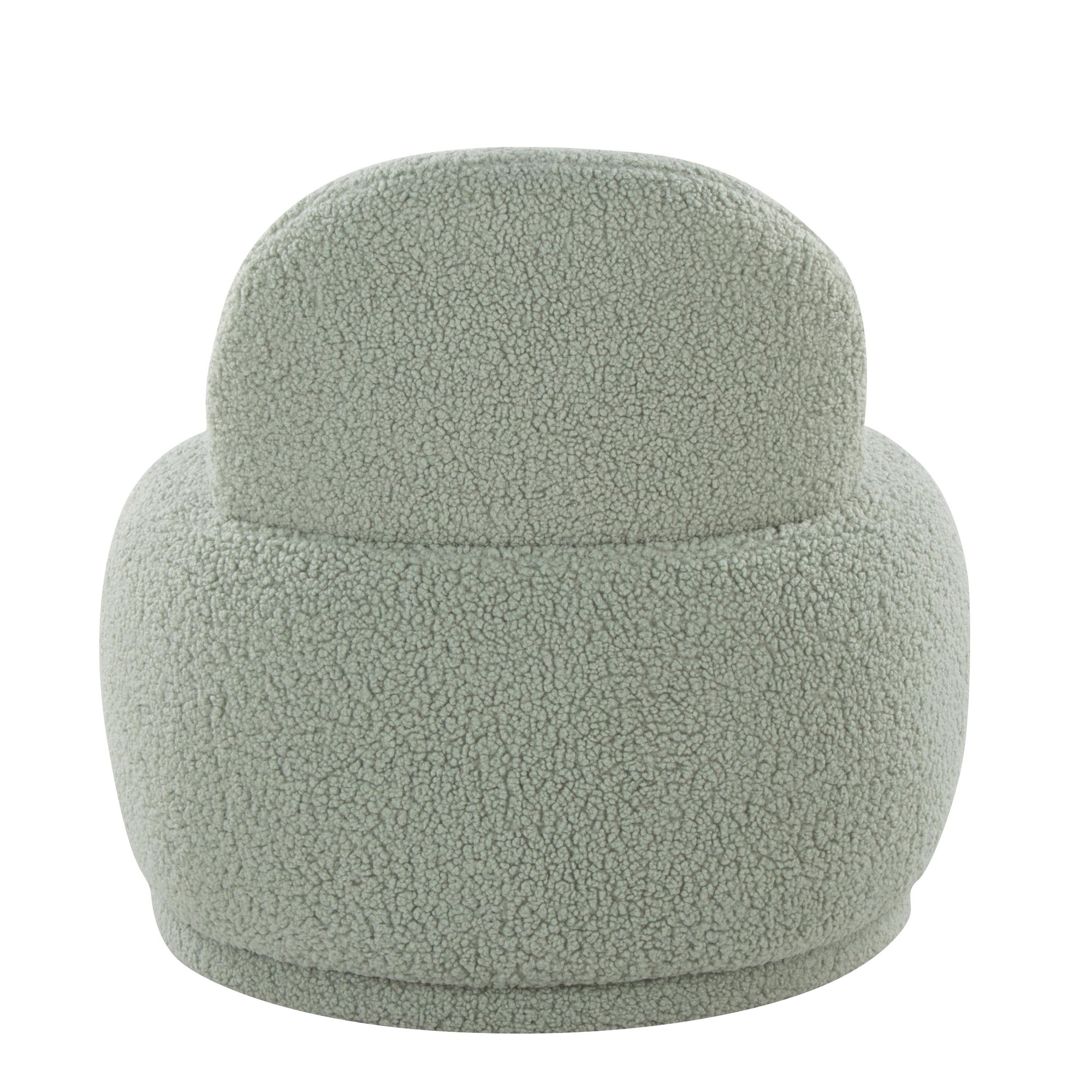 LumiSource Kimi Green Sherpa Contemporary Accent Chair 7 LumiSource Kimi Green Sherpa Contemporary Accent Chair - Image 7
