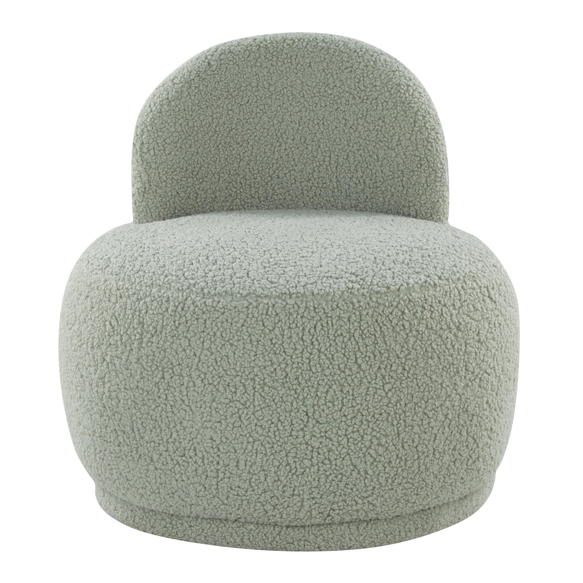 LumiSource Kimi Green Sherpa Contemporary Accent Chair 8 LumiSource Kimi Green Sherpa Contemporary Accent Chair - Image 8