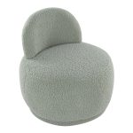 LumiSource Kimi Green Sherpa Contemporary Accent Chair 19 LumiSource Kimi Green Sherpa Contemporary Accent Chair