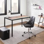 LumiSource Live Edge Black Steel Contemporary Dining Table 14 LumiSource Live Edge Black Steel Contemporary Dining Table