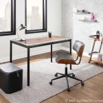 LumiSource Live Edge Black Steel Contemporary Dining Table 13 LumiSource Live Edge Black Steel Contemporary Dining Table