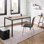 LumiSource Live Edge Black Steel Contemporary Dining Table 15 LumiSource Live Edge Black Steel Contemporary Dining Table
