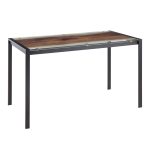 LumiSource Live Edge Black Steel Contemporary Dining Table 18 LumiSource Live Edge Black Steel Contemporary Dining Table