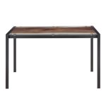 LumiSource Live Edge Black Steel Contemporary Dining Table 21 LumiSource Live Edge Black Steel Contemporary Dining Table