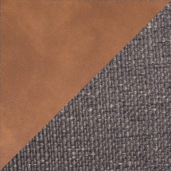 LumiSource Marche Contemporary Brown and Grey Chair Set of 2 11
