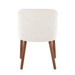 LumiSource Rina Mid-Century Modern Walnut/Cream Dining Chairs (Set of 2) 17 LumiSource Rina Mid-Century Modern Walnut/Cream Dining Chairs (Set of 2)