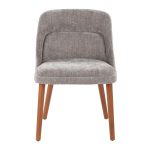 LumiSource Rina Walnut and Grey Mid-Century Modern Chairs (Set of 2) 18 LumiSource Rina Walnut and Grey Mid-Century Modern Chairs (Set of 2)