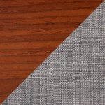 LumiSource Trevi Mid-Century Walnut Wood Grey Fabric Chairs (Set of 2) 18 LumiSource Trevi Mid-Century Walnut Wood Grey Fabric Chairs (Set of 2)