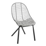 LumiSource Wired Black Metal Light Grey Contemporary Chairs (Set of 2) 13 LumiSource Wired Black Metal Light Grey Contemporary Chairs (Set of 2)