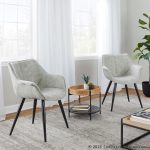 LumiSource Wrangler Light Grey Industrial Accent Chairs (Set of 2) 12 LumiSource Wrangler Light Grey Industrial Accent Chairs (Set of 2)