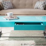 Luster Contemporary Light Blue Gloss Coffee Table with Drawer 10 Luster Contemporary Light Blue Gloss Coffee Table with Drawer