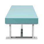 Luster Contemporary Light Blue Gloss Coffee Table with Drawer 13 Luster Contemporary Light Blue Gloss Coffee Table with Drawer