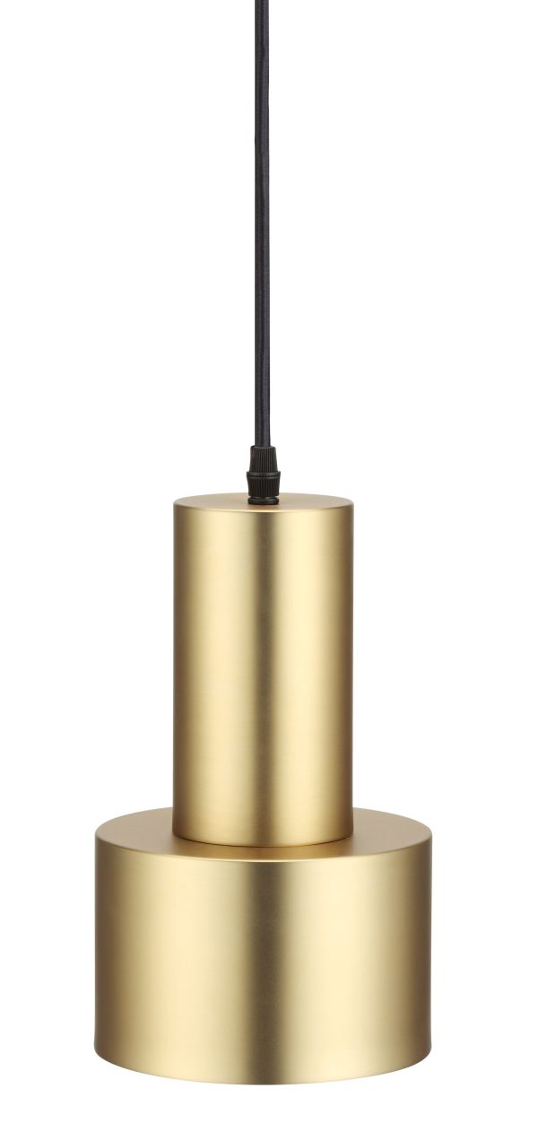 MAGNUM Light Brass Shade Table Lamp 6L x 6W x 12H