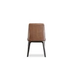 MAVEN Cacao Brown Leather Dining Chair 11 MAVEN Cacao Brown Leather Dining Chair