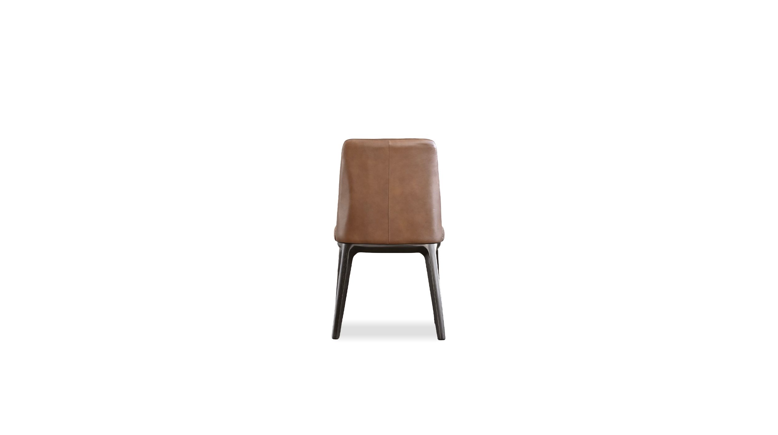 MAVEN Cacao Brown Leather Dining Chair 5 MAVEN Cacao Brown Leather Dining Chair - Image 5