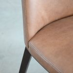 MAVEN Cacao Brown Leather Dining Chair 12 MAVEN Cacao Brown Leather Dining Chair