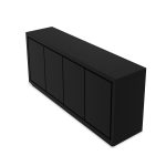 MAZE Matte Black 4-Door Buffet 10 MAZE Matte Black 4-Door Buffet