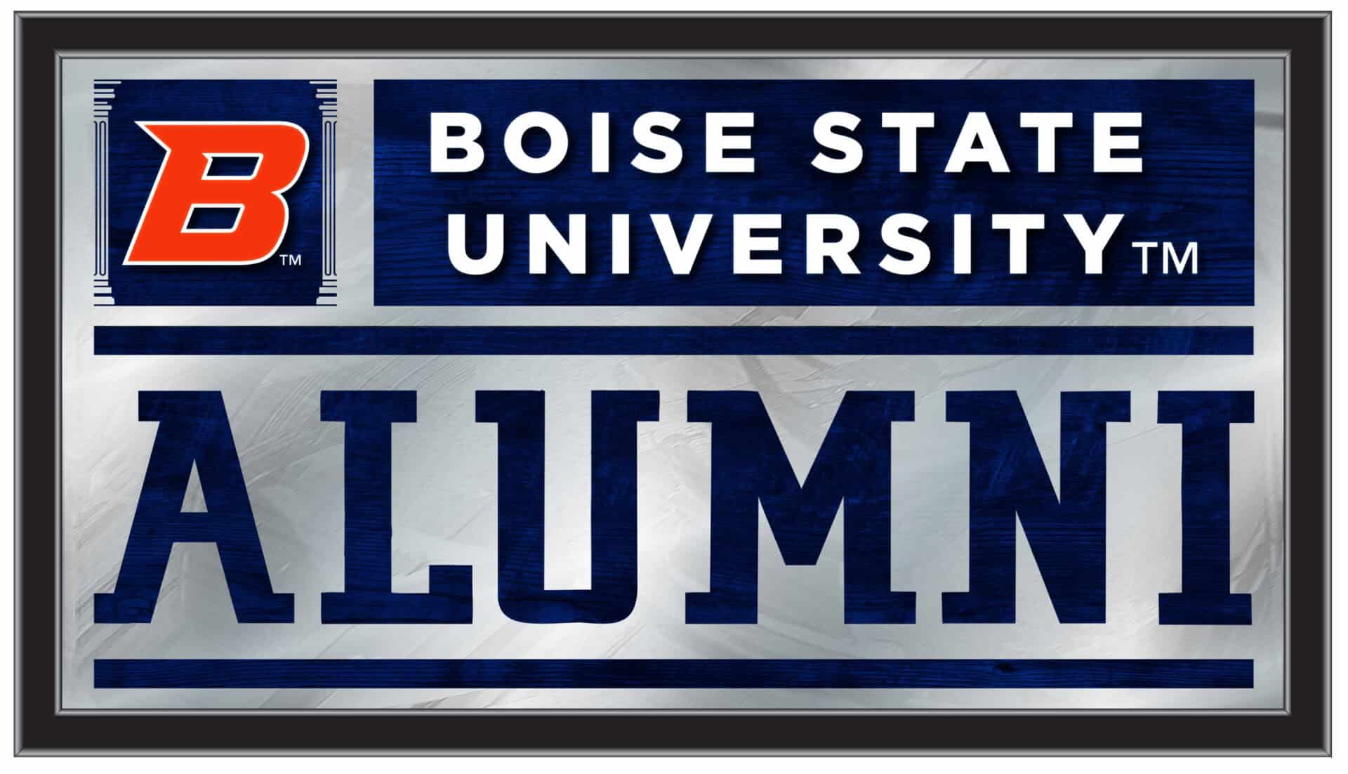 Boise State University 26x15 Alumni Wall Mirror 1 Boise State University 26x15 Alumni Wall Mirror