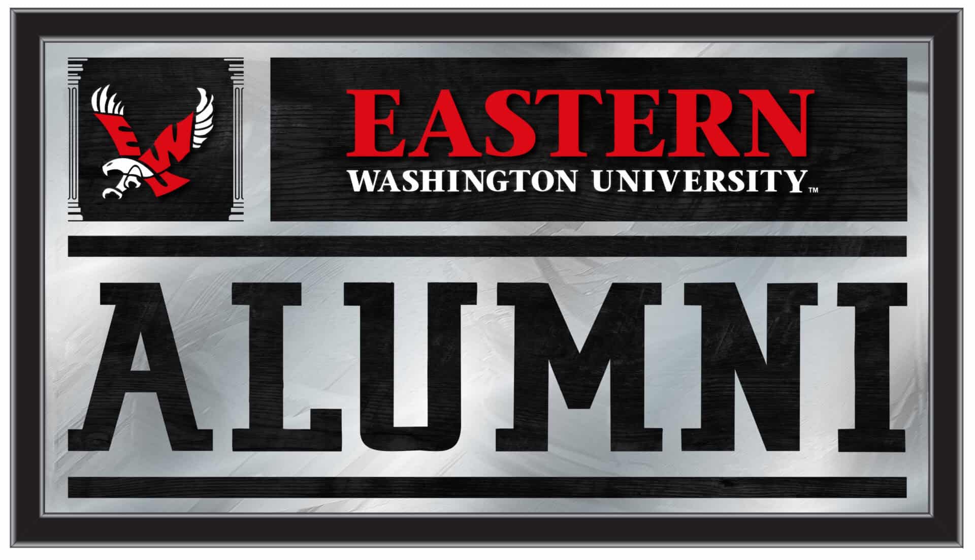 Eastern Washington University 26x15 Alumni Wall Mirror 1 Eastern Washington University 26x15 Alumni Wall Mirror