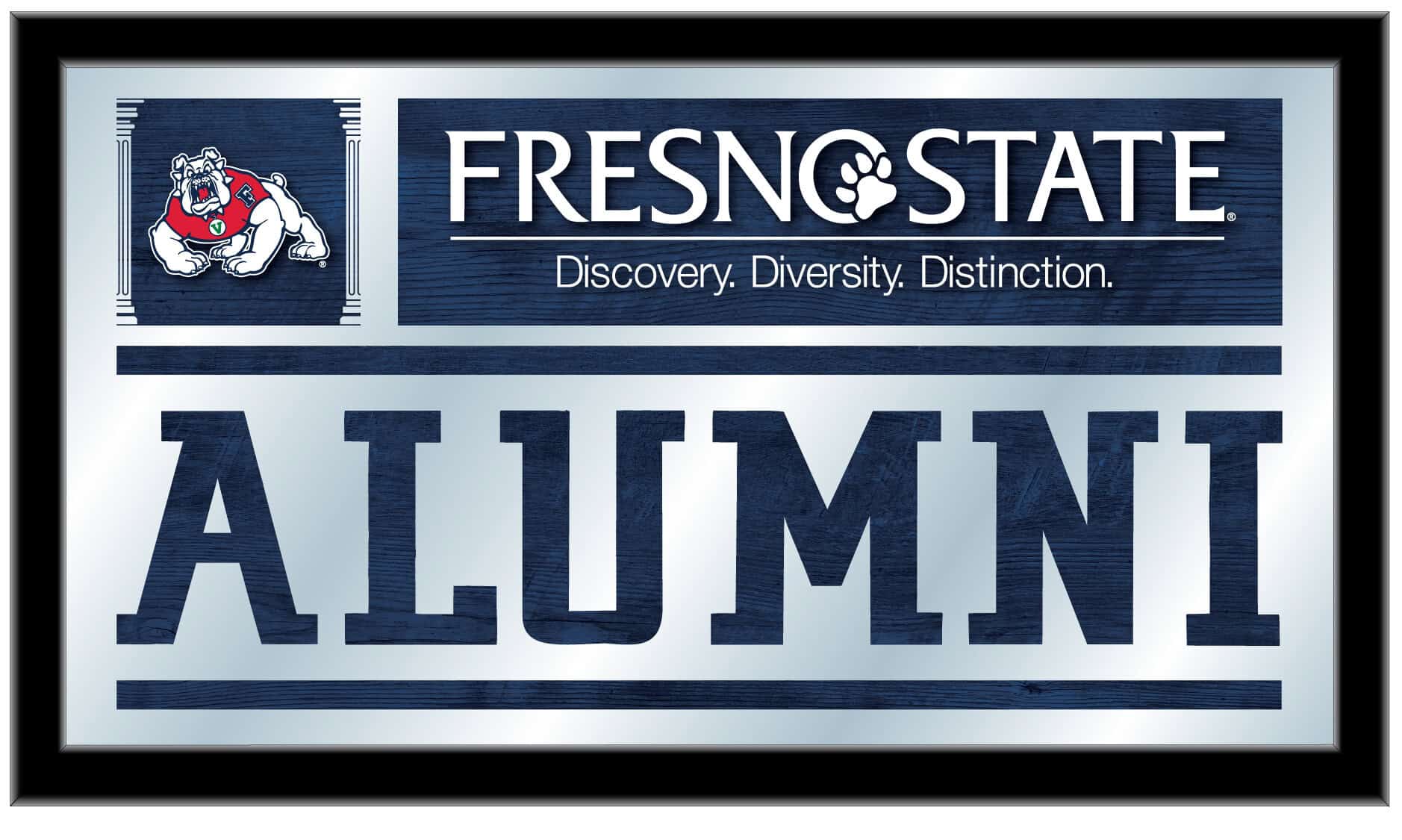 Fresno State University 26x15 Alumni Wall Mirror 1 Fresno State University 26x15 Alumni Wall Mirror