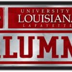 University of Louisiana at Lafayette 26x15 Alumni Wall Mirror