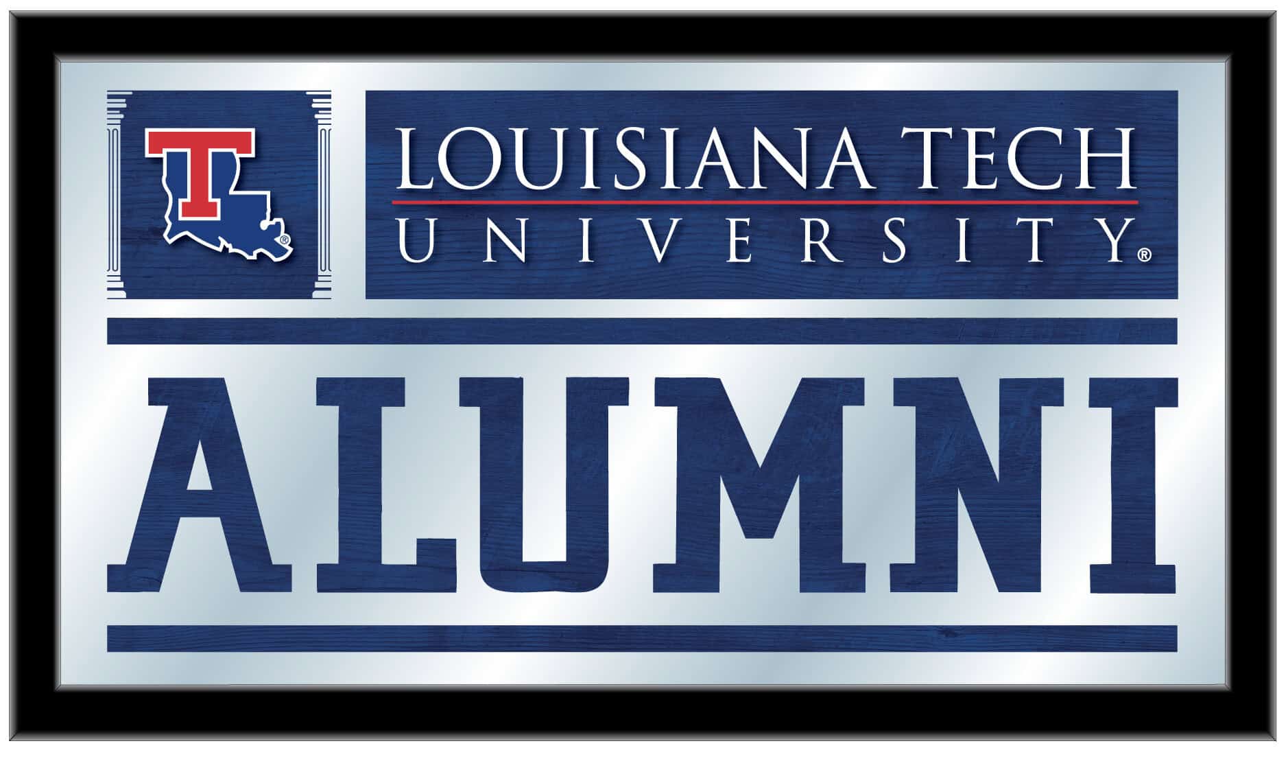 Louisiana Tech University 26x15 Alumni Wall Mirror 1 Louisiana Tech University 26x15 Alumni Wall Mirror