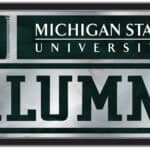 Michigan State University 26x15 Alumni Wall Mirror 4 Michigan State University 26x15 Alumni Wall Mirror