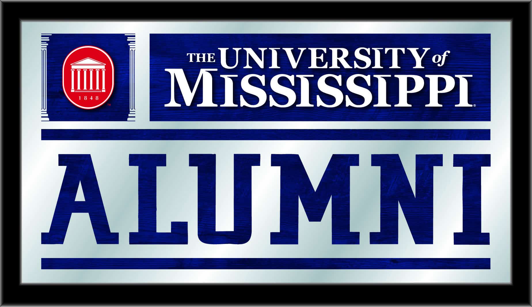 University of Mississippi 26x15 Alumni Wall Mirror 1 University of Mississippi 26x15 Alumni Wall Mirror