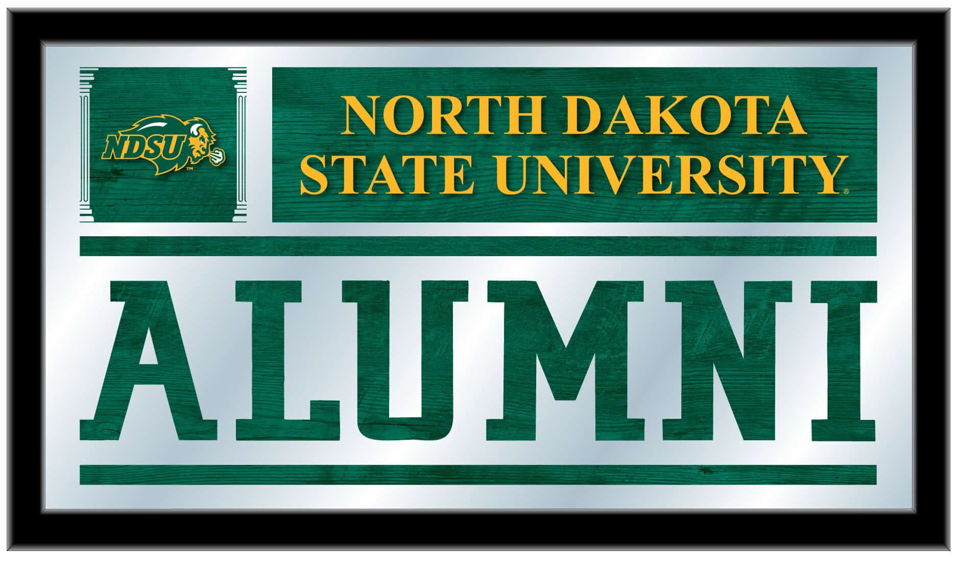 North Dakota State University 26x15 Alumni Wall Mirror 1 North Dakota State University 26x15 Alumni Wall Mirror