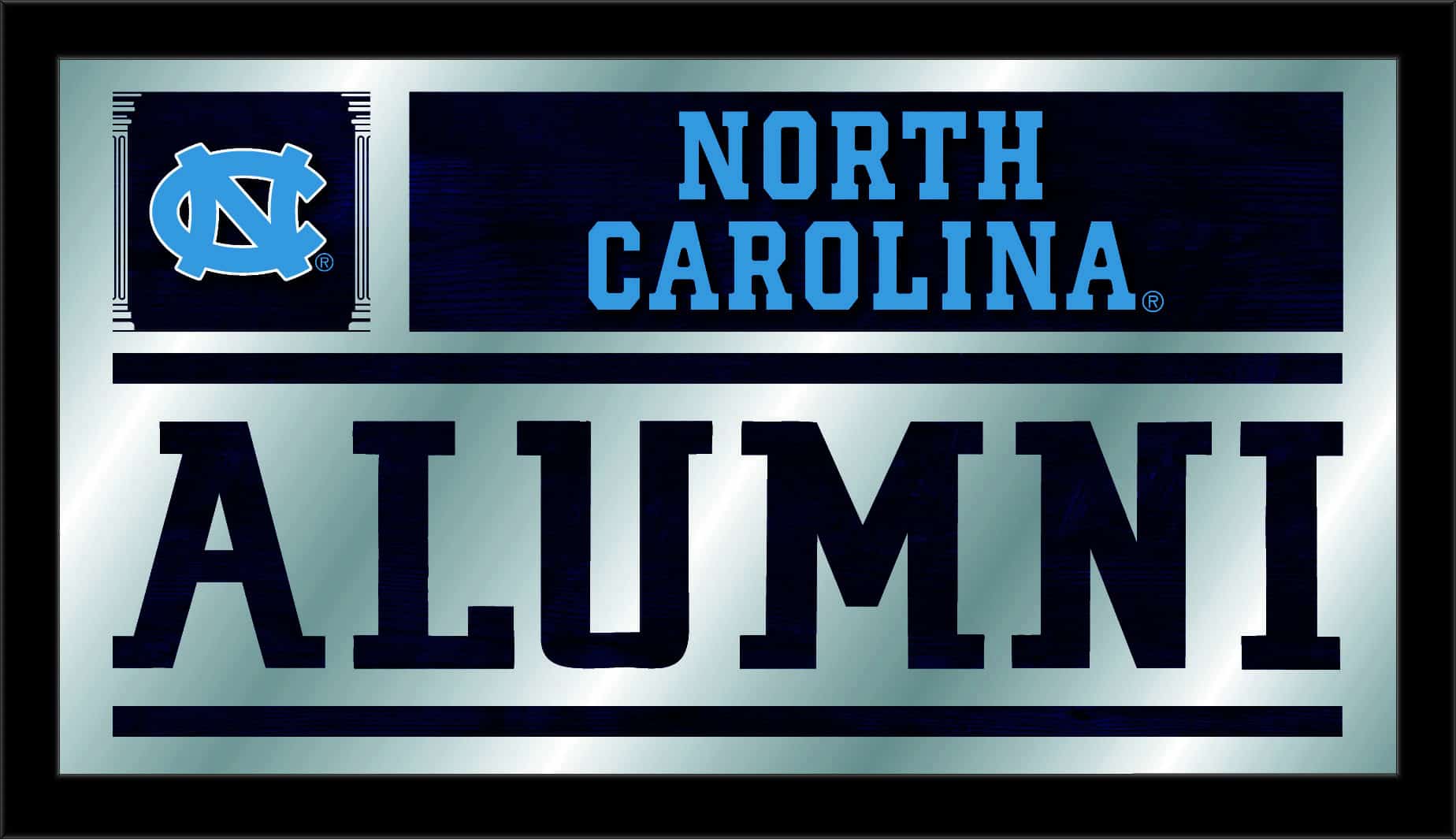 University of North Carolina 26x15 Alumni Wall Mirror 1 University of North Carolina 26x15 Alumni Wall Mirror