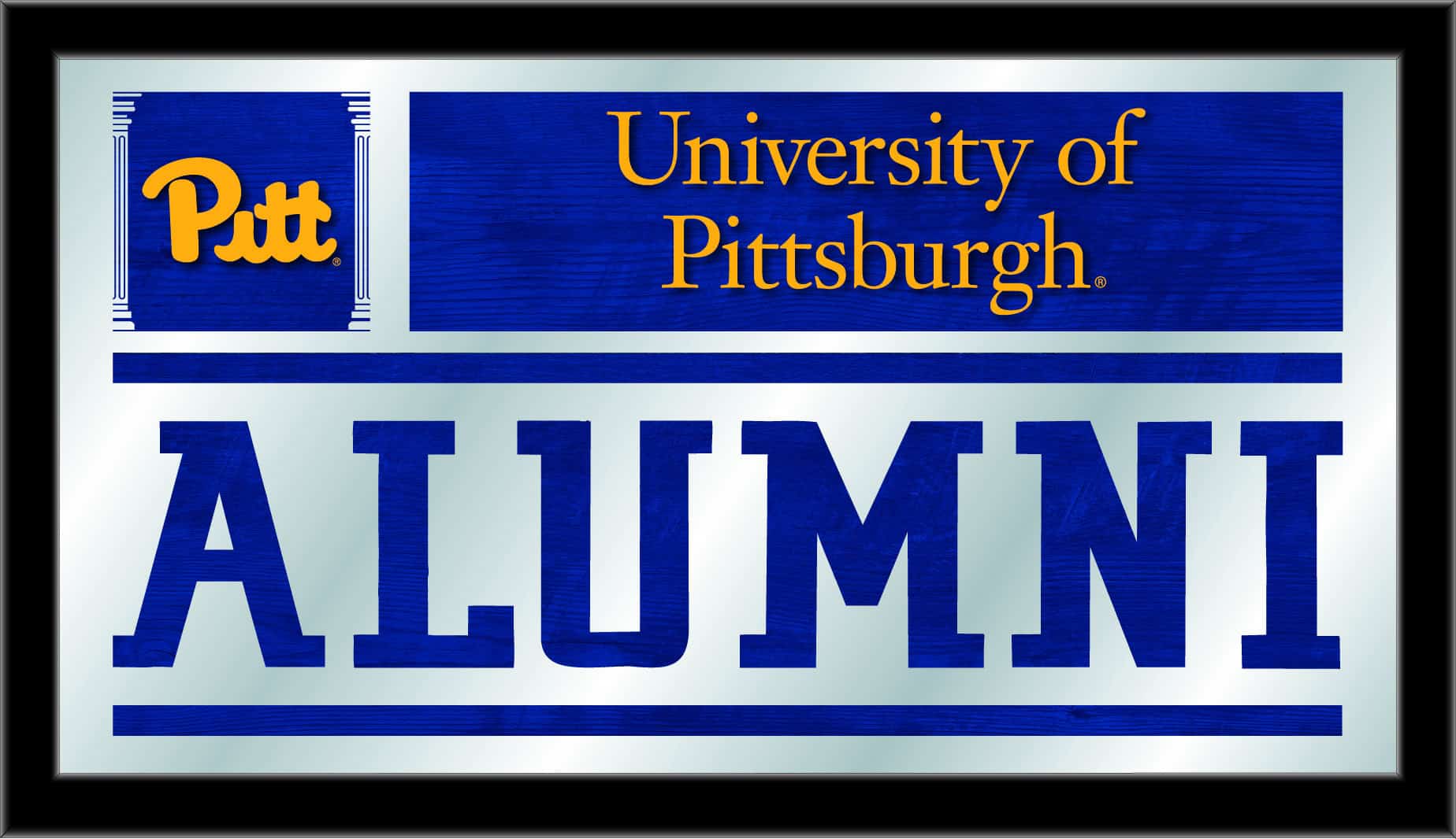 University of Pittsburgh 26x15 Alumni Wall Mirror 1 University of Pittsburgh 26x15 Alumni Wall Mirror