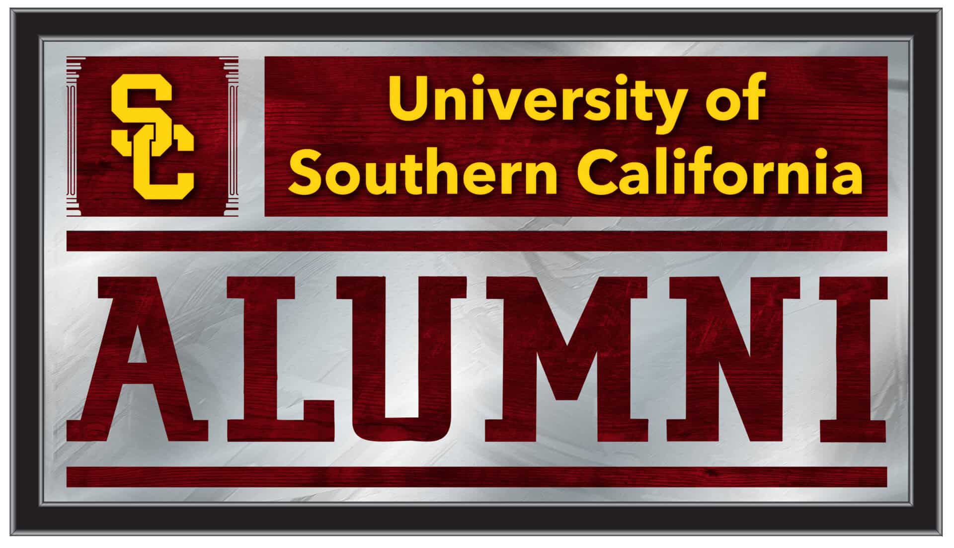 University of Southern California 26x15 Alumni Wall Mirror 4 University of Southern California 26x15 Alumni Wall Mirror