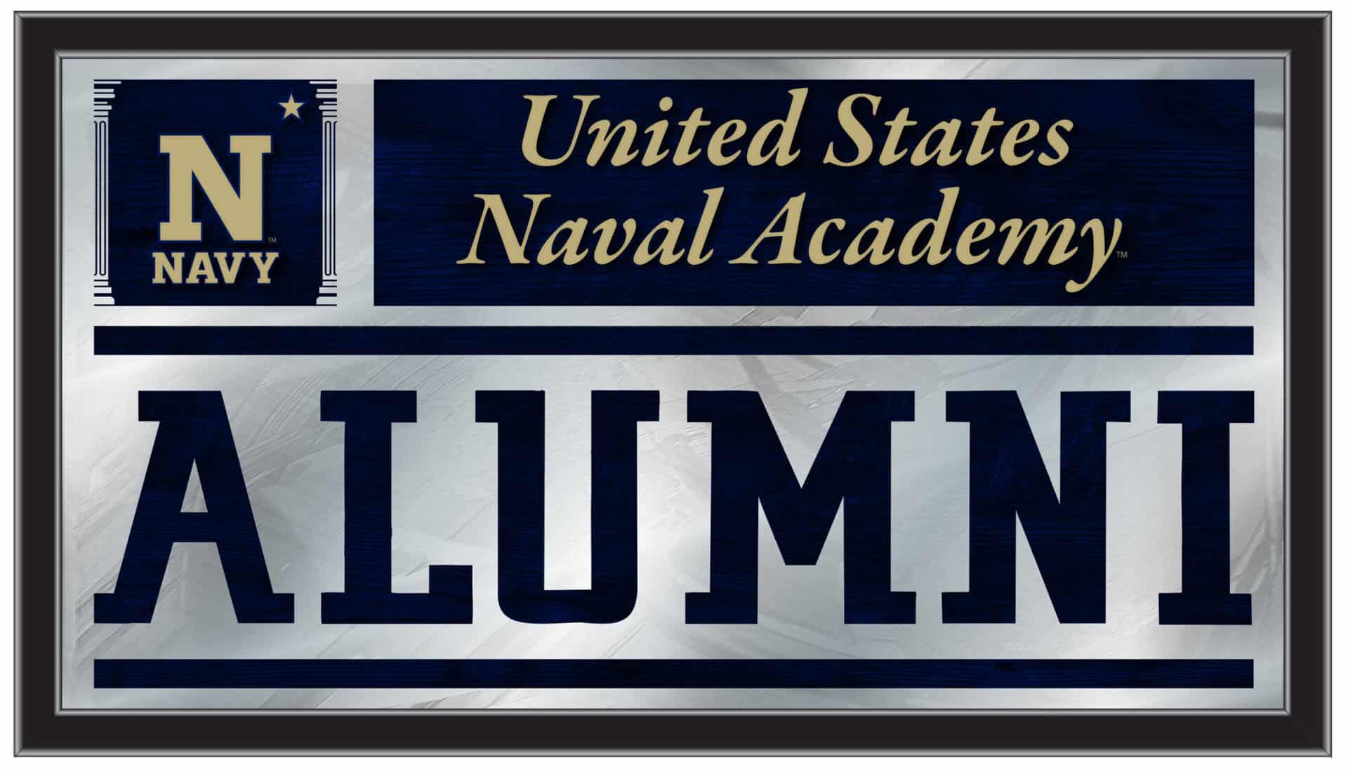 US Naval Academy 26x15 Alumni Wall Mirror 4 US Naval Academy 26x15 Alumni Wall Mirror