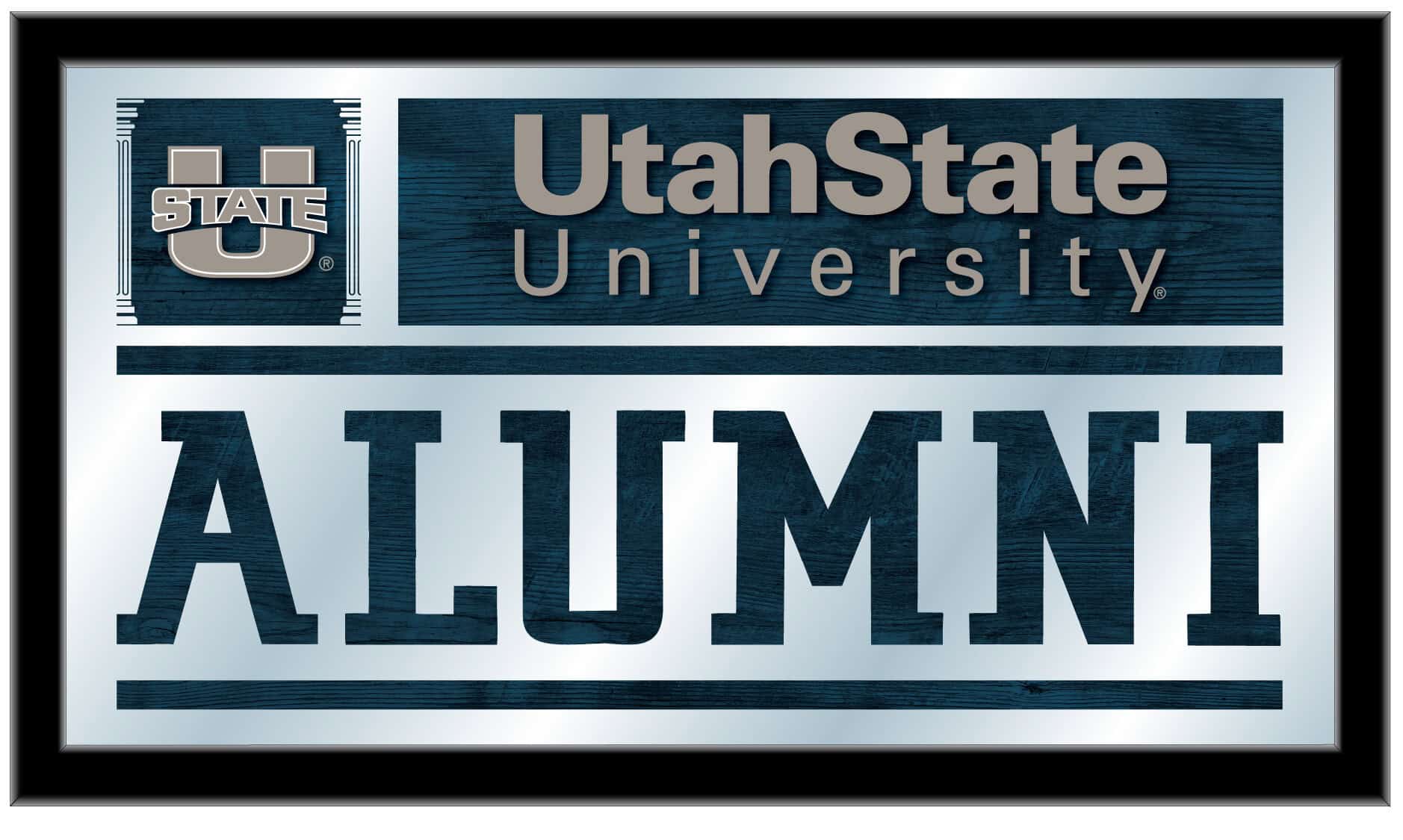 Utah State University 26x15 Alumni Wall Mirror 1 Utah State University 26x15 Alumni Wall Mirror