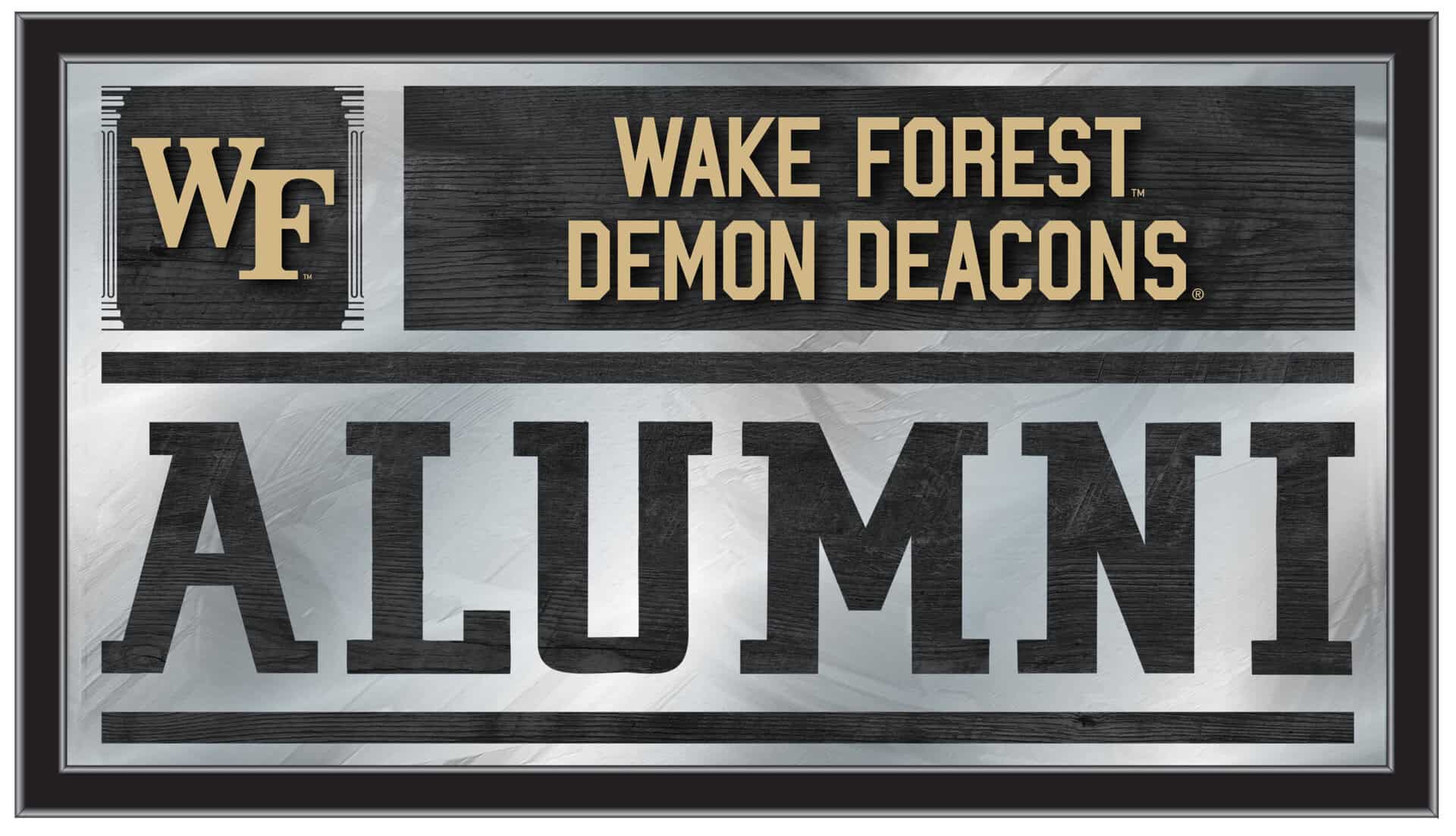 Wake Forest University 26x15 Alumni Wall Mirror 4 Wake Forest University 26x15 Alumni Wall Mirror
