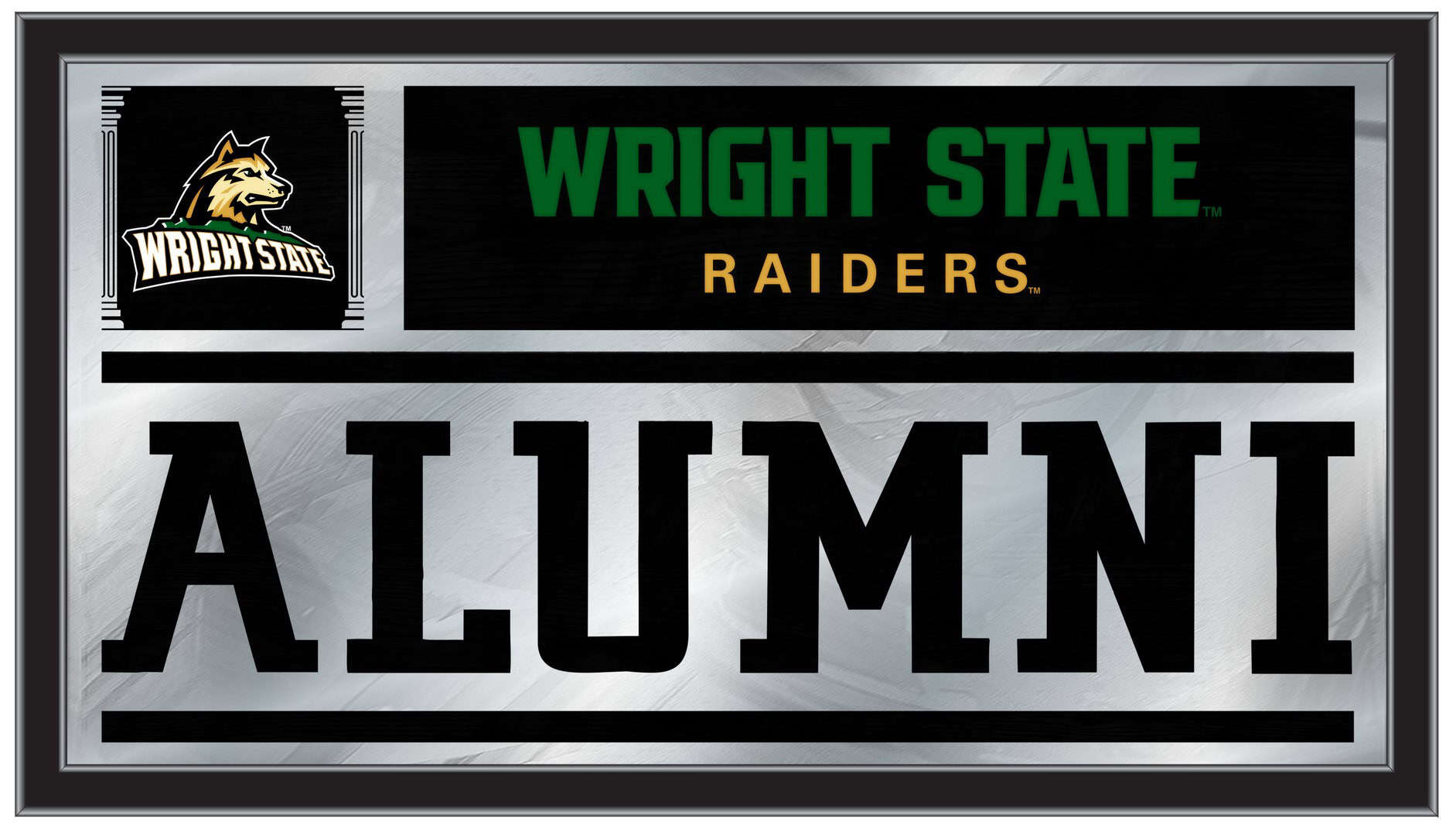 Wright State University 26x15 Alumni Wall Mirror 1 Wright State University 26x15 Alumni Wall Mirror