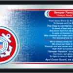 United States Coast Guard 26x15 Hymn Wall Mirror