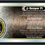 United States Marine Corps 26x15 Hymn Wall Mirror