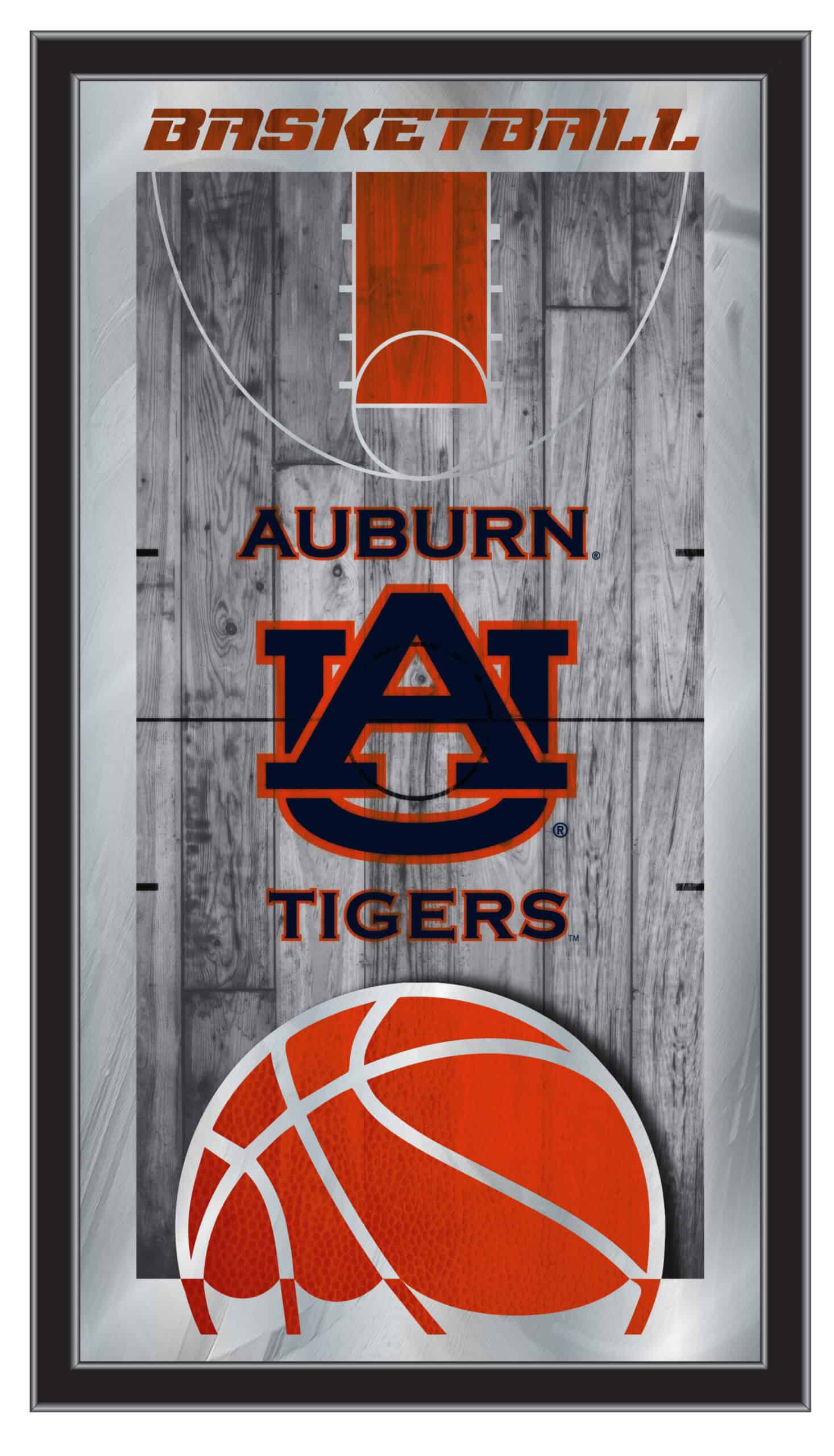 Auburn University 15x26 Basketball Wall Mirror 4 Auburn University 15x26 Basketball Wall Mirror
