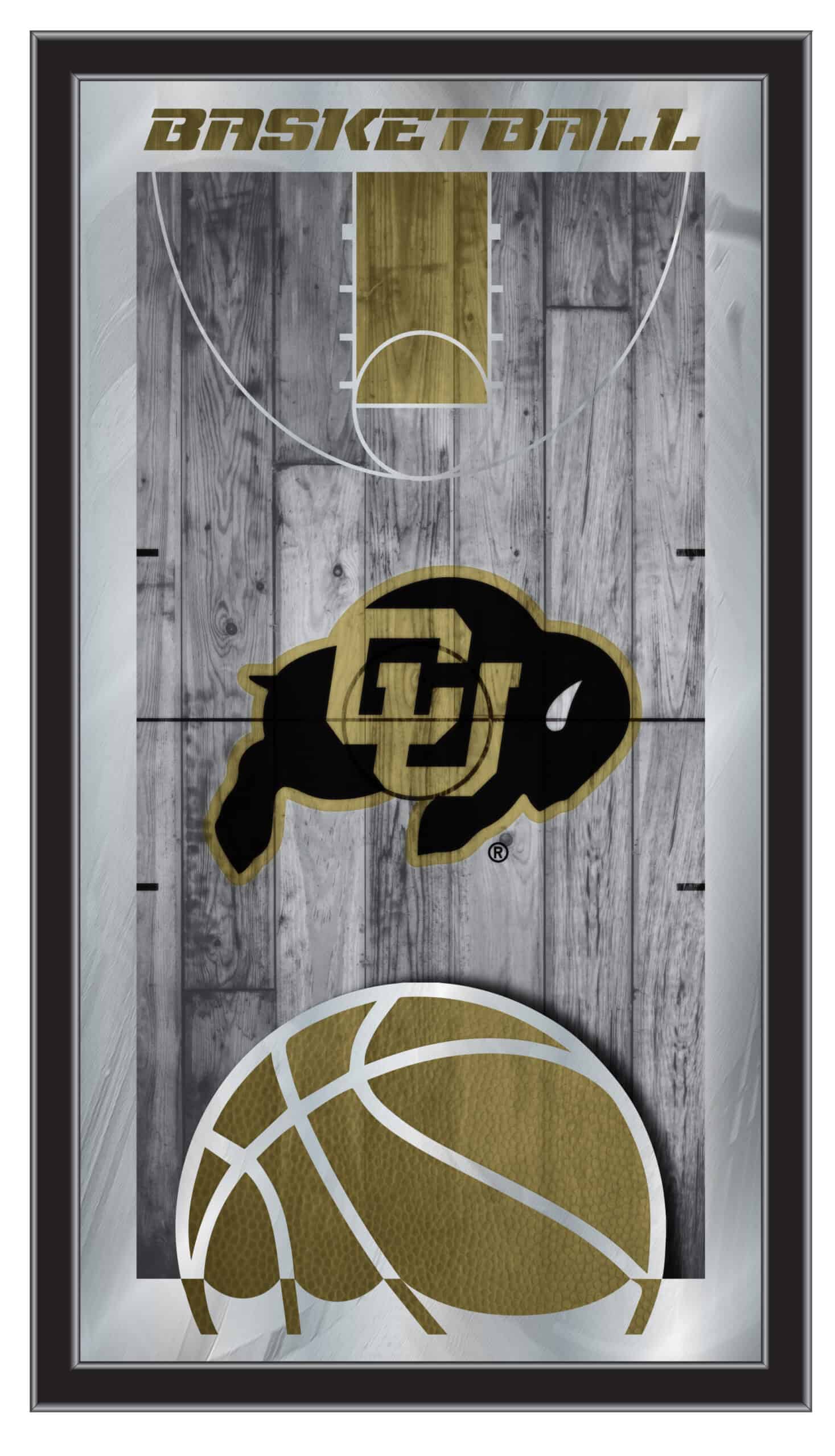 University of Colorado 15x26 Basketball Wall Mirror 4 University of Colorado 15x26 Basketball Wall Mirror