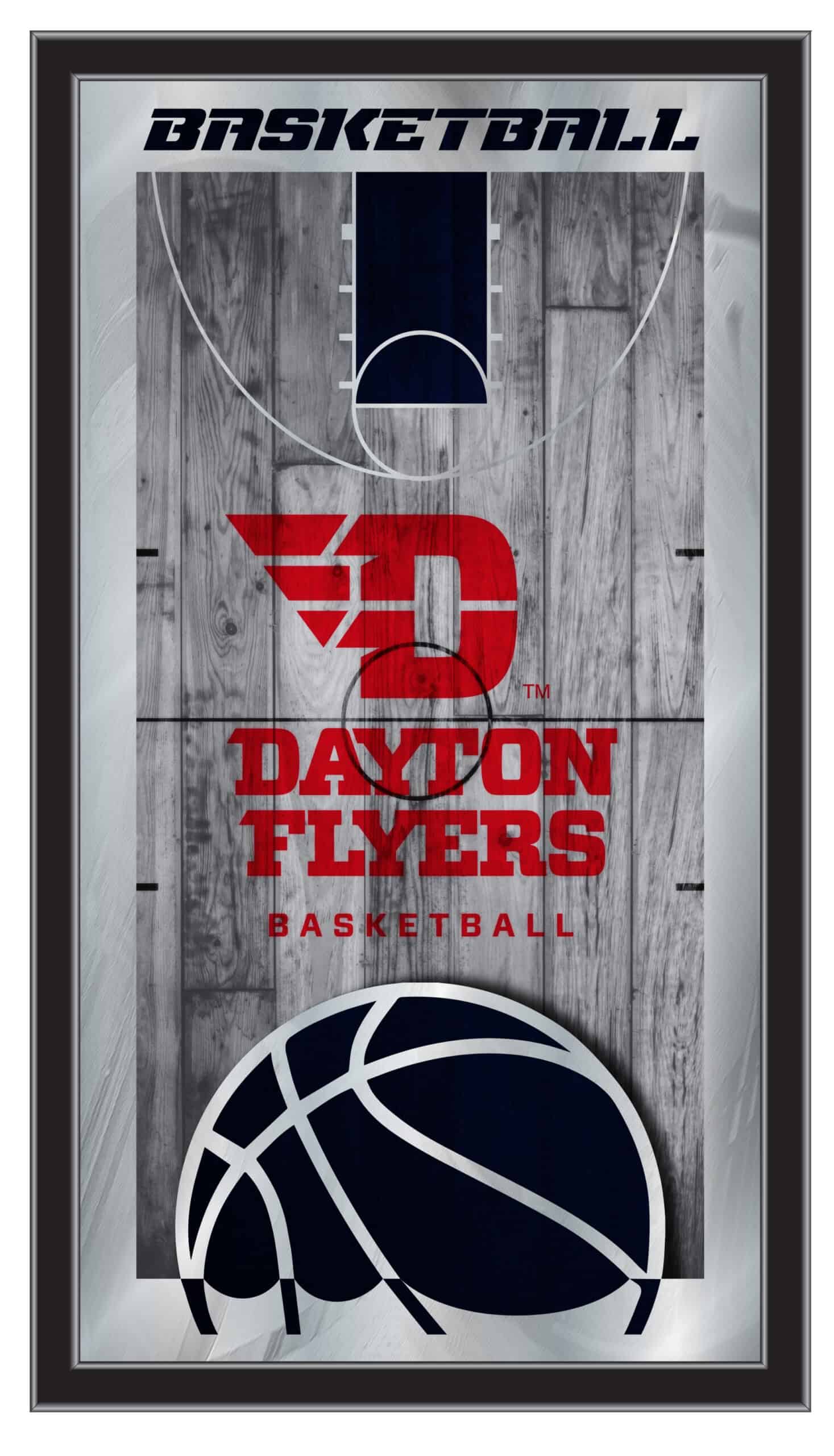 University of Dayton 15x26 Basketball Wall Mirror 4 University of Dayton 15x26 Basketball Wall Mirror