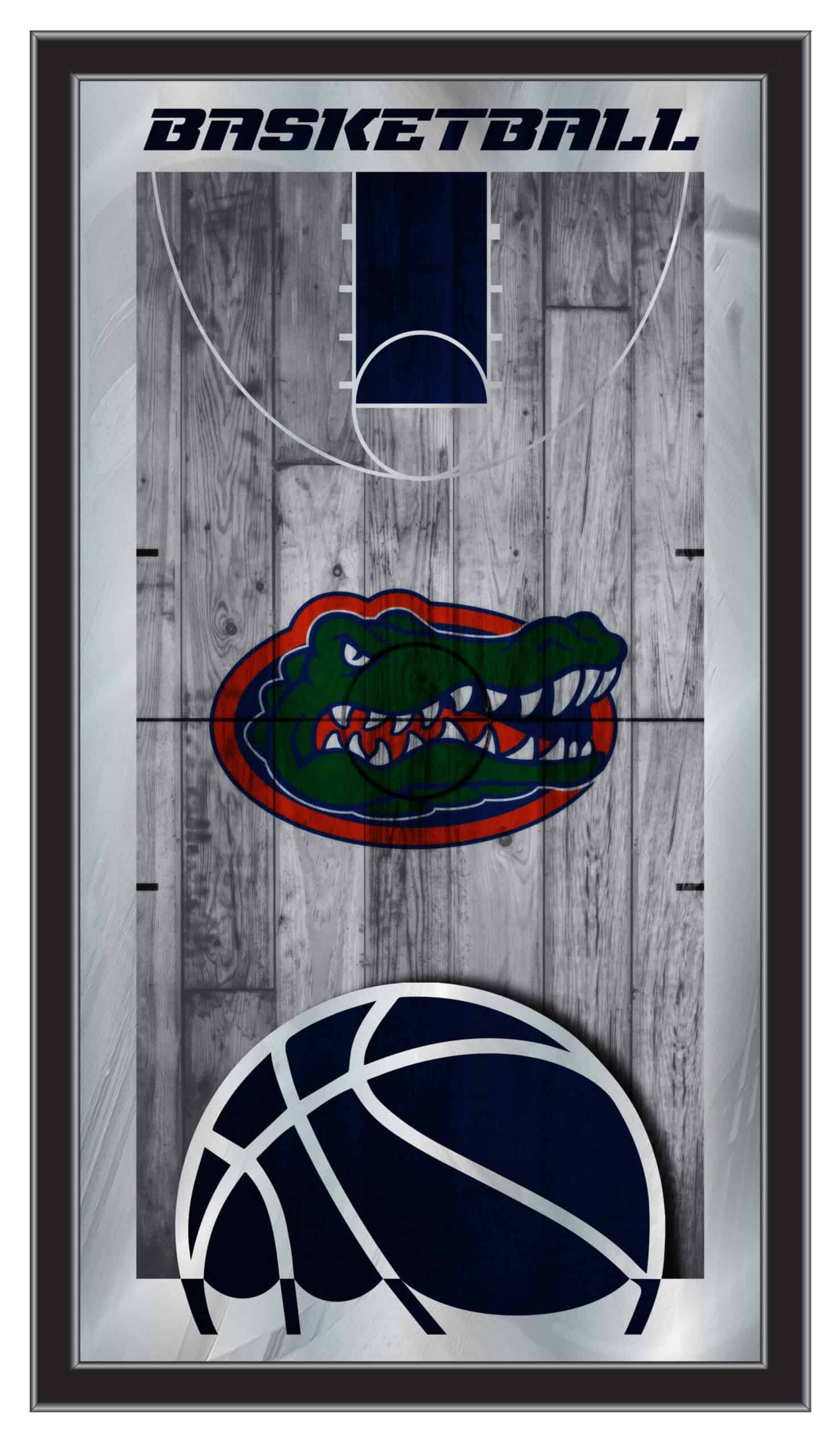 University of Florida 15x26 Basketball Wall Mirror 4 University of Florida 15x26 Basketball Wall Mirror