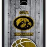 University of Iowa 15x26 Basketball Wall Mirror
