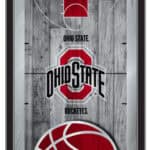 Ohio State University 15x26 Basketball Wall Mirror
