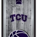 Texas Christian University 15x26 Basketball Wall Mirror